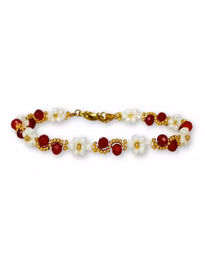 RØD SWIRL armbånd