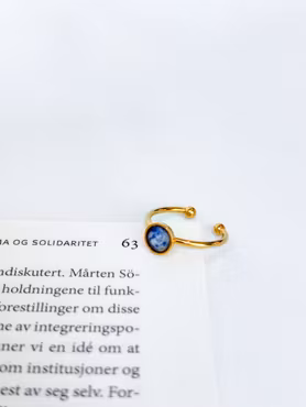 Blue Spot Jasper ring