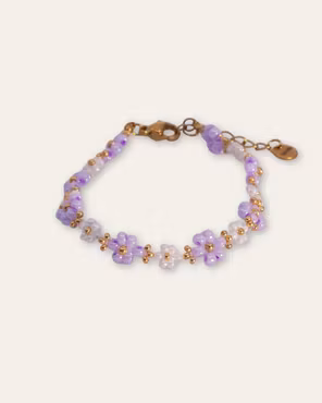 LAVENDEL blomst armbånd