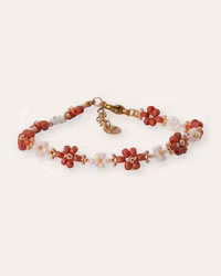 TERRACOTTA & CREME armbånd