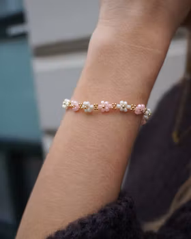 ROSA BLOMST armbånd