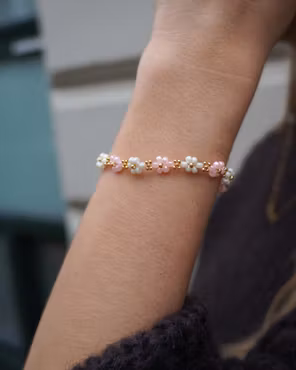 ROSA BLOMST armbånd