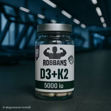Robbans D3+K2, 60 veganska kapslar