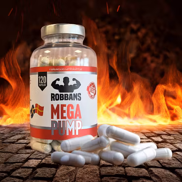 Robbans Mega Pump, 120 veganska kapslar
