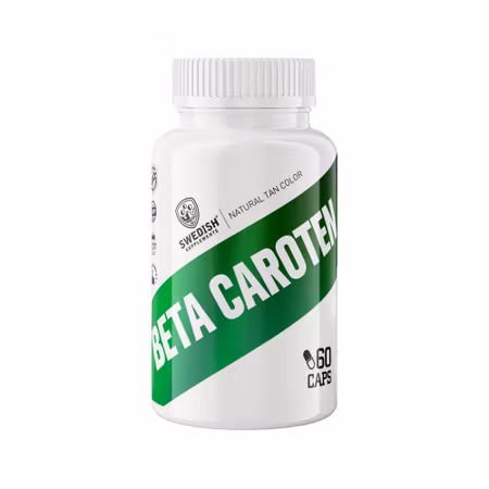 Swedish Supplements - Beta Caroten, 60 kapslar