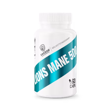 Swedish Supplements Lions Mane, 60 kapslar