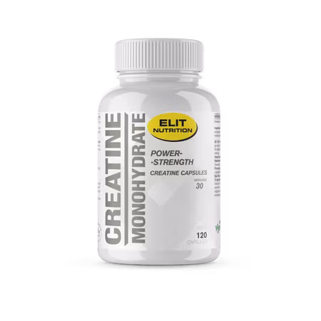 Elit Creatine Monohydrate, 120 kapslar