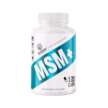 Swedish Supplements MSM+, 120 kapslar