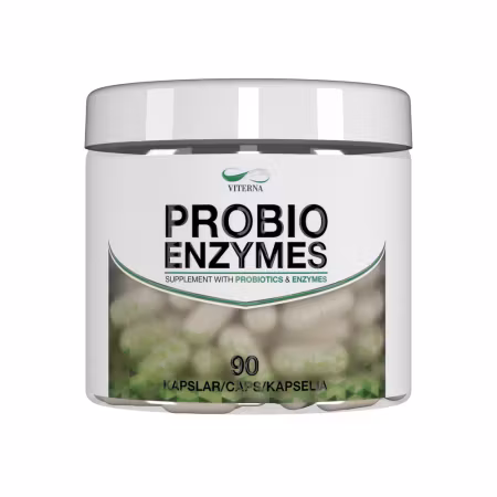 Viterna Probio Enzymes, 90 kapslar
