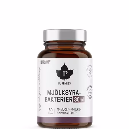 Pureness Mjölksyrabakterier, 60 kapslar