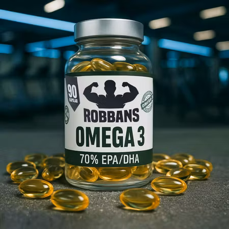 Robbans Omega 3, 70%  90 kapslar.