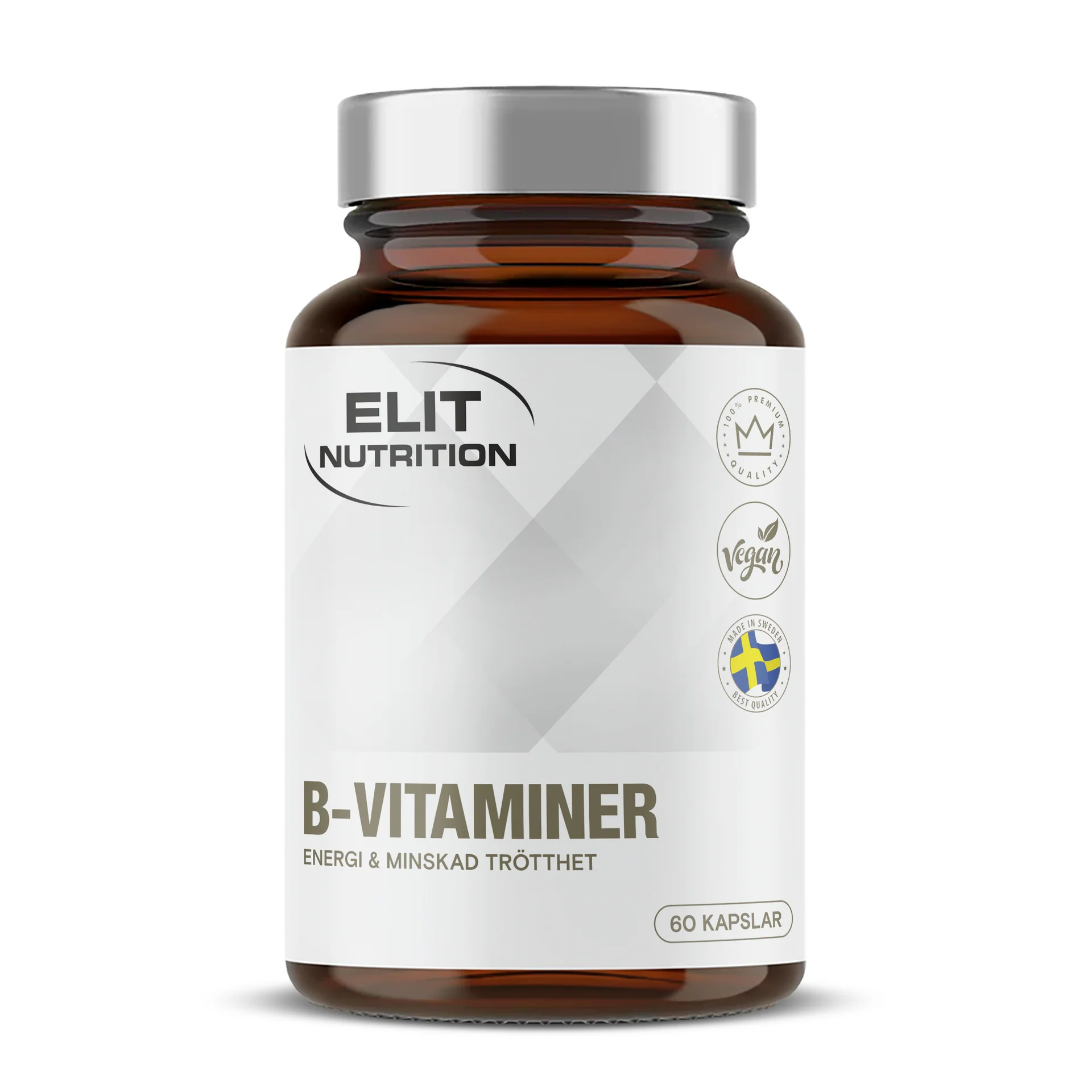 Elit Vitamin B-Complex, 60 veganska kapslar