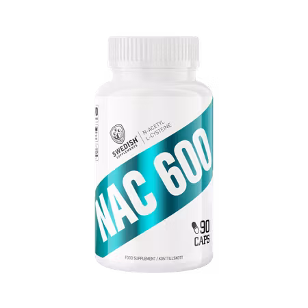 Swedish Supplements NAC 600, 90 kapslar