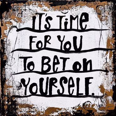 Dubbelvikt kort - It´s time