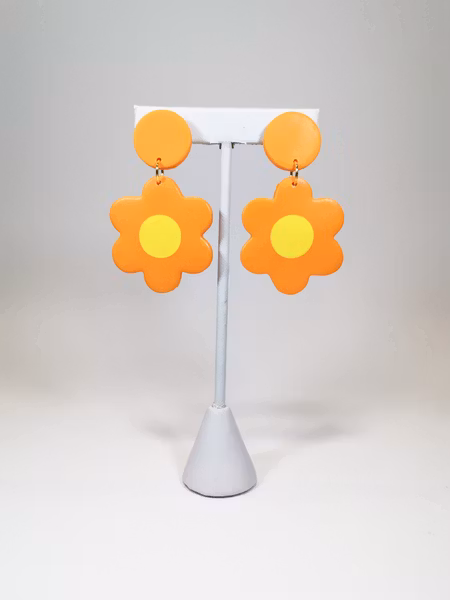 ORANGE/GUL BLOMMA