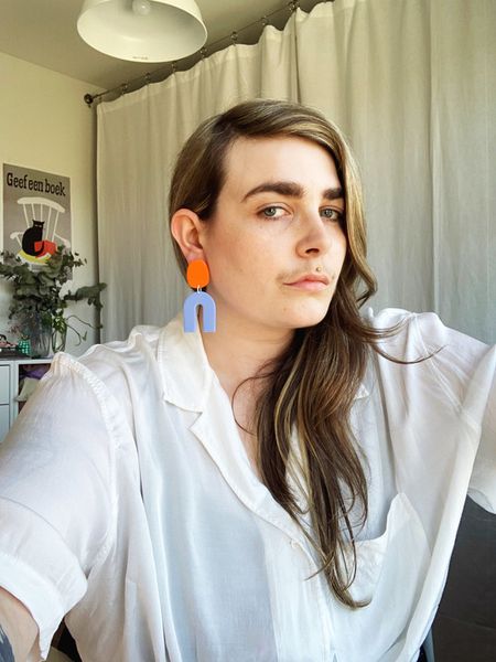 KLARA (orange/blå)