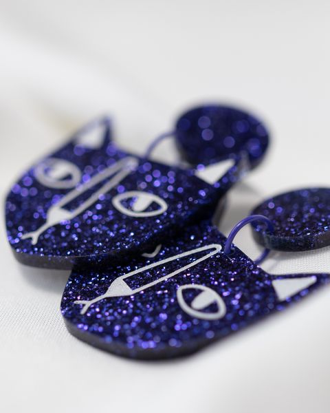 KATT (lila glitter)