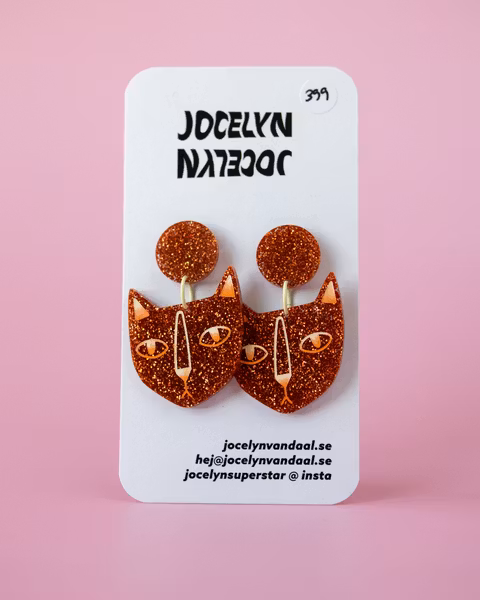 KATT (orange glitter)