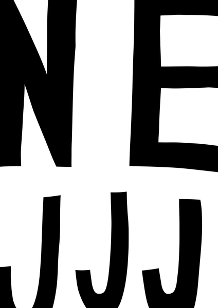 NEJJJ (svart/vit)