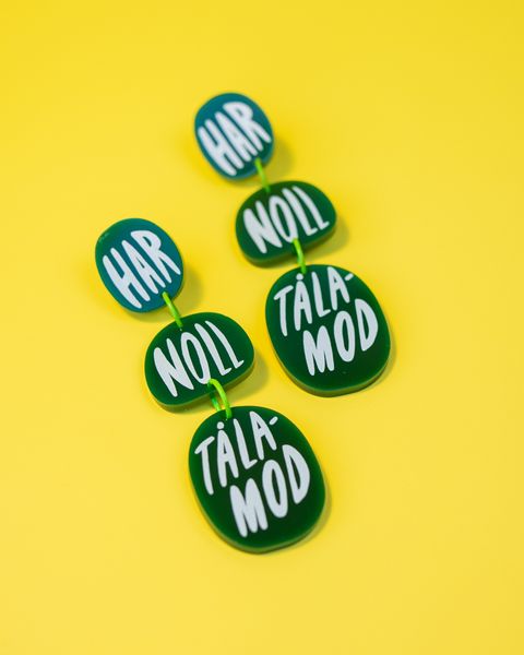 HAR NOLL TÅLAMOD (mörkgrön)