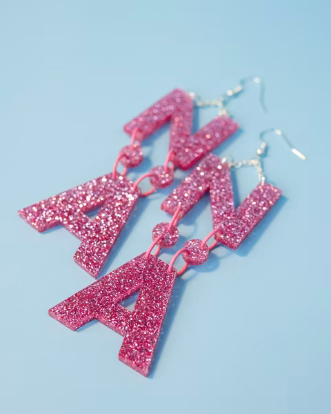 NÄ (rosa glitter)