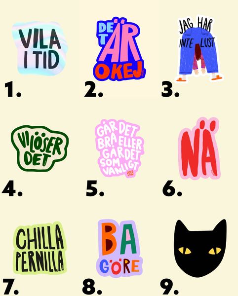 5-PACK STICKERS