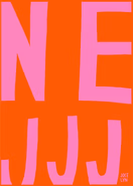 NEJJJ (rosa/röd)