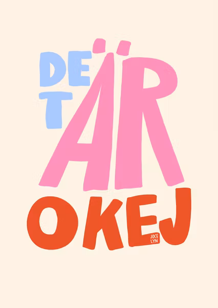 DET ÄR OKEJ