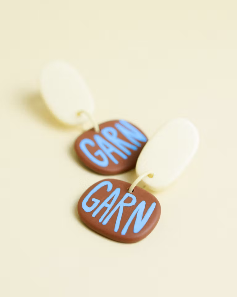 GARN (brun/creme)