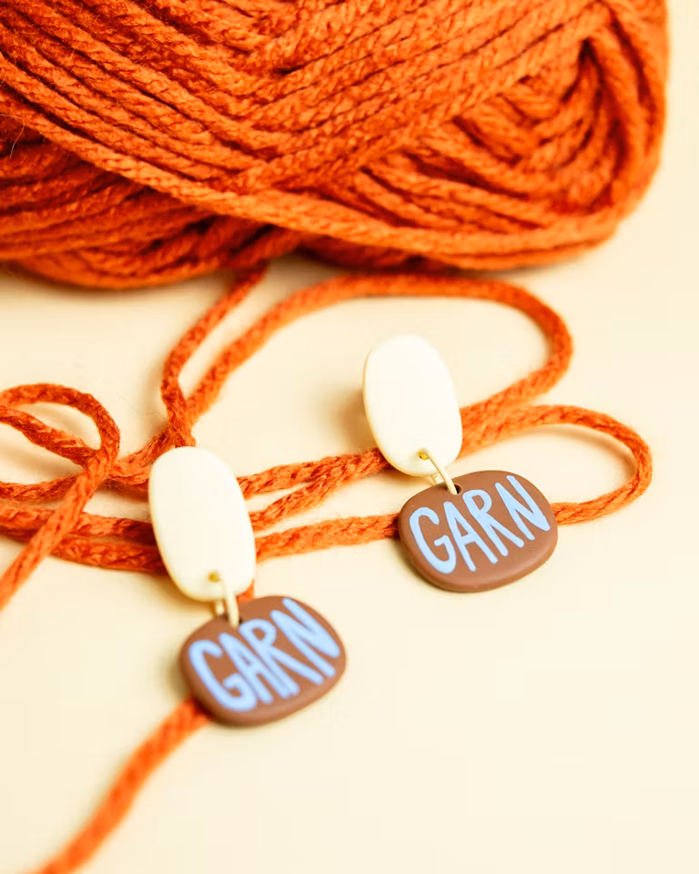 GARN (brun/creme)