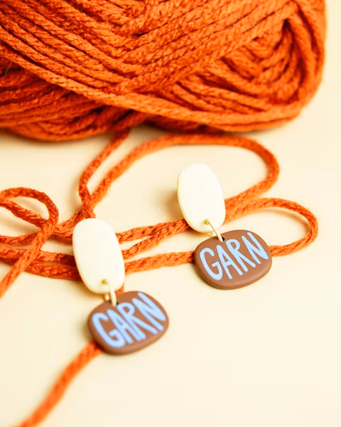 GARN (brun/creme)