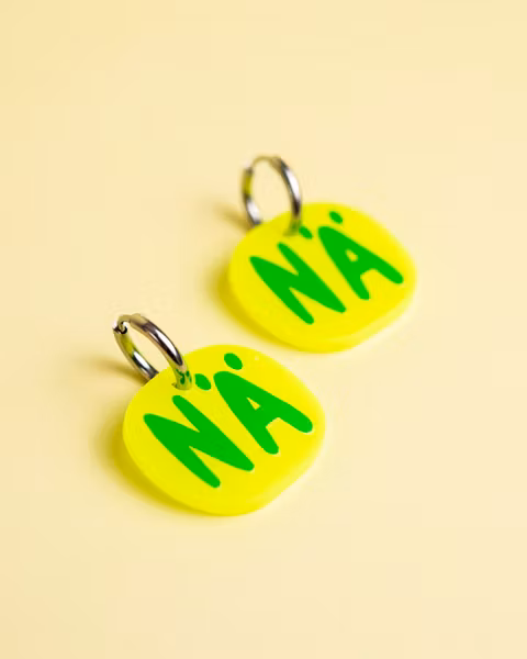 NÄ MINI (neongul/grön)