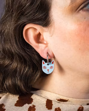 MINIKATT (blå/röd)