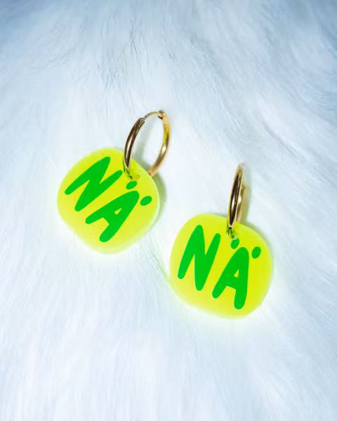 NÄ MINI (neongul/grön)