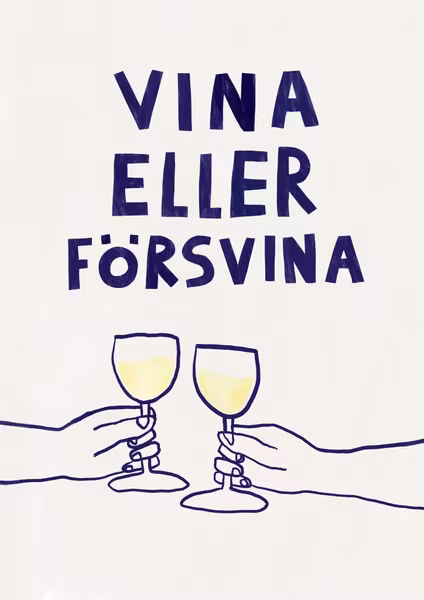 VINA ELLER FÖRSVINA (vitt)