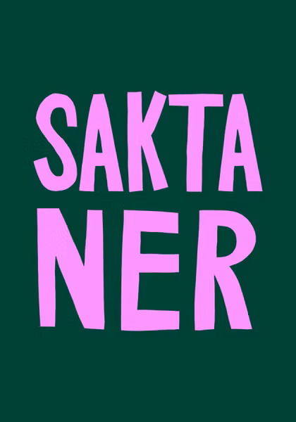 SAKTA NER (grön/lila)