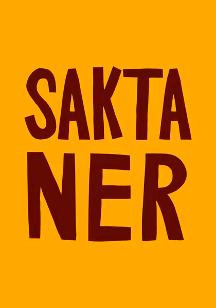 SAKTA NER (gul/röd)