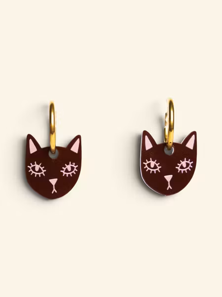 MINIKATT (brun/rosa)