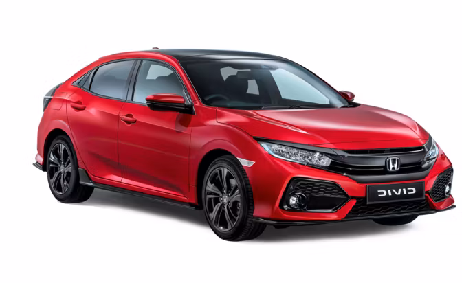 Forskåret solfilm til bil - Solfilm Honda Civic 5-d