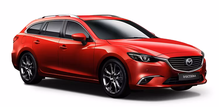 Forskåret solfilm til bil - Solfilm Mazda 6 Stationcar