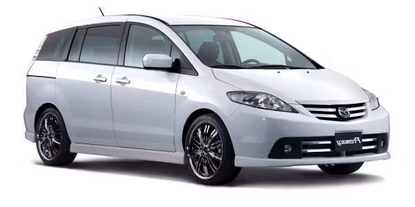 Forskåret solfilm til bil - Solfilm Mazda Premacy