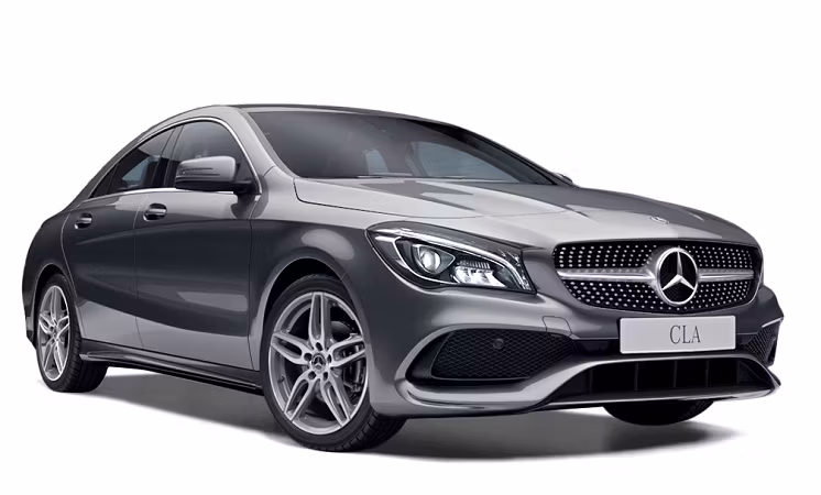 Forskåret solfilm til bil - Solfilm Mercedes CLA coupé