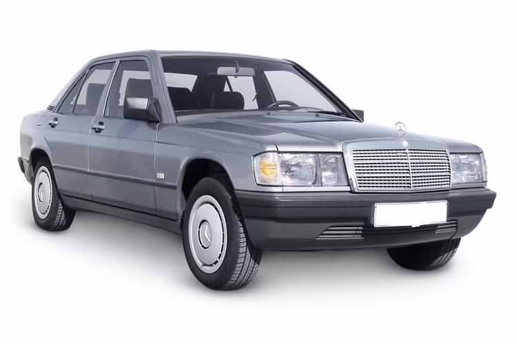 Forskåret solfilm til bil - Solfilm Mercedes 190