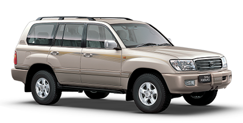 Solfilm til Toyota Land Cruiser 100. Færdigskåret solfilm til alle Toyota biler.