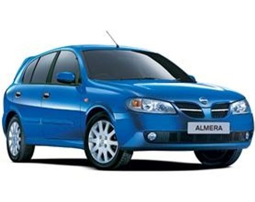 Solfilm til Nissan Almera 5-døre. Færdigskåret solfilm til alle Nissan biler.