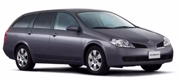Forskåret solfilm til bil - Solfilm Nissan Primera Stationcar