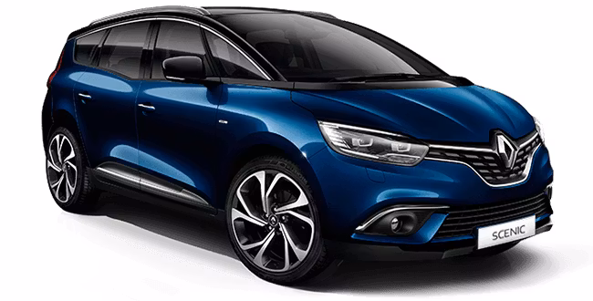 Forskåret solfilm til bil - Solfilm Renault Grand Scenic