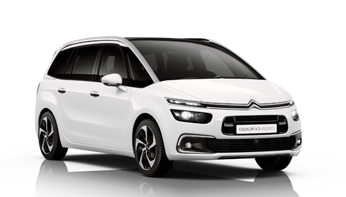 Solfilm til Citroën C4 Grand Picasso. Færdigskåret solfilm til alle Citroën biler.