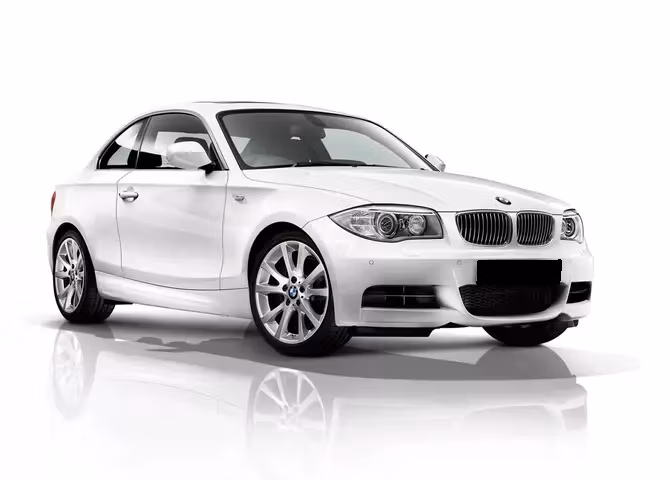 Forskåret solfilm til bil - Solfilm BMW 1-serie coupé