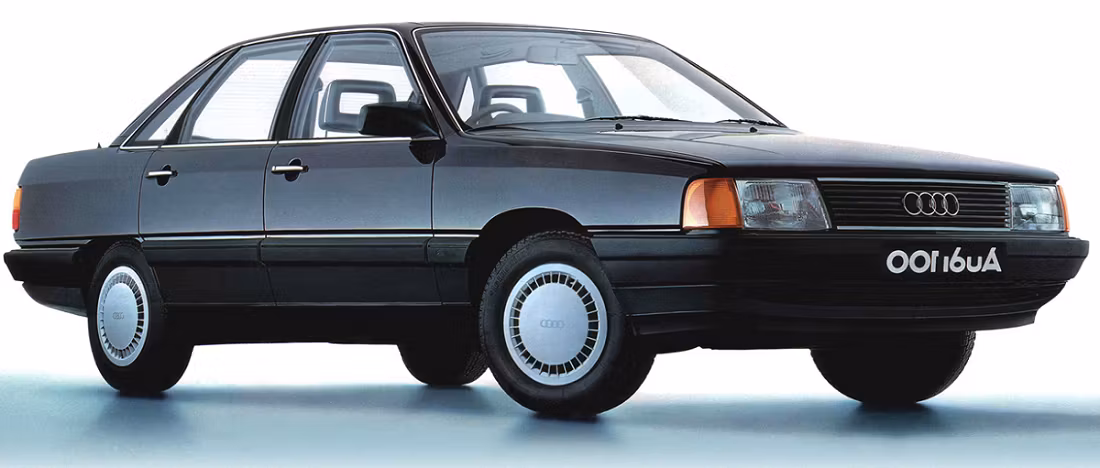 Forskåret solfilm til bil - Solfilm Audi 100 sedan